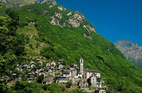 Haufendorf Corippo