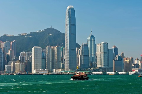 Hong Kong skyline with Tower Two