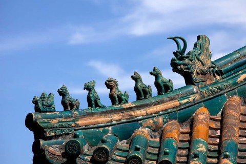 Eaves of a pagoda at the Summer Palace