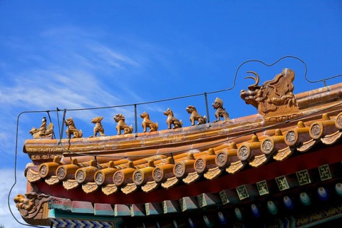 Eaves of a pagoda at the Summer Palace