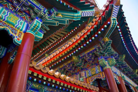 Eaves of a pagoda at the Summer Palace