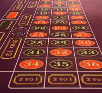 Roulette table