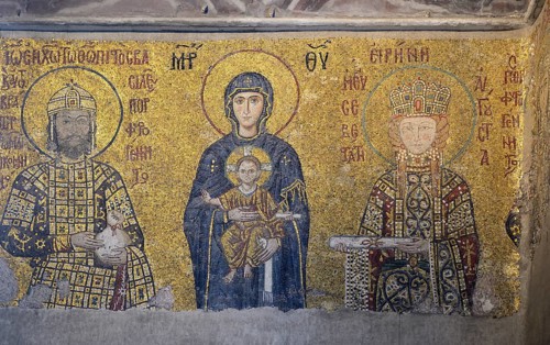 Mosaic of the Virgin Mary and Child