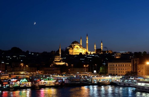 Golden Horn with Ruestem Pasha Mosque