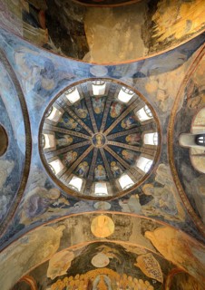 Painted dome of the parekklesion