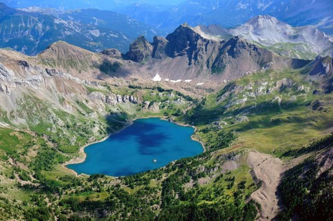 Lac d'Allos mountain lake