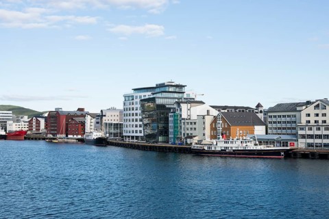 Harbor entrance of Bodo