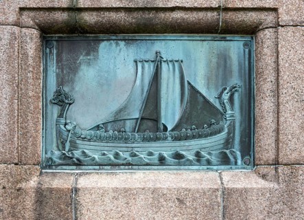 Bronze relief