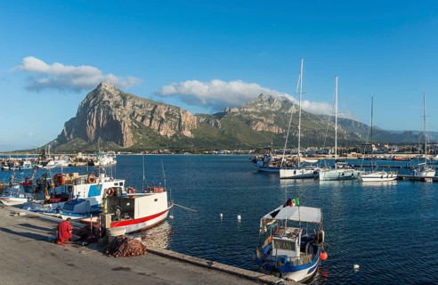 Boats in the harbor of San Vito Lo Capo