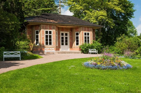 Chinese Tea House in the landscaped park of Tiefurt Mansion