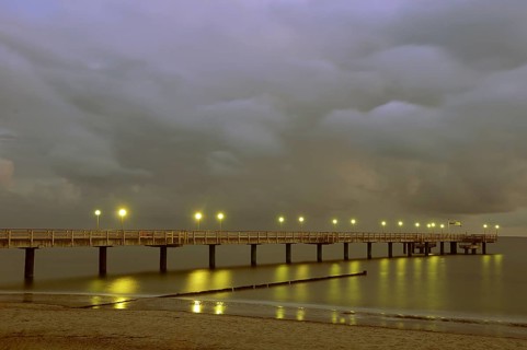 Pier at dawn