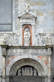 Statue above the north portal