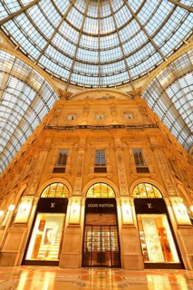 Luxury shopping arcade