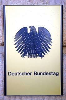Sign of the German Bundestag