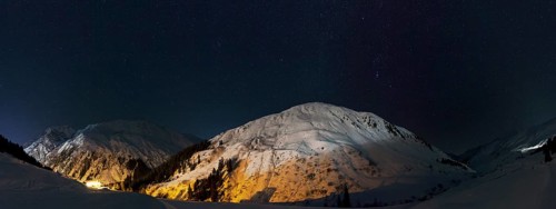 Pitz Valley at night