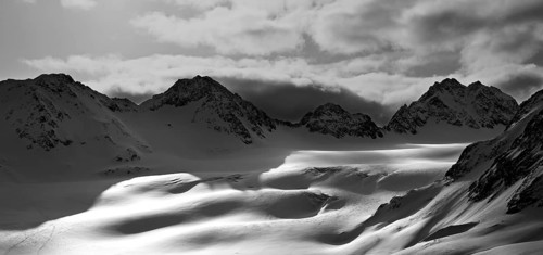 Pitztal Glacier in the morning light