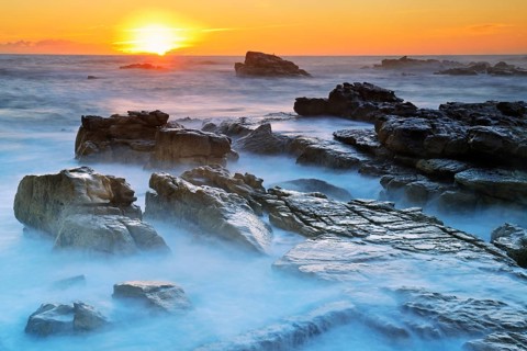 Sunset off Bird Island
