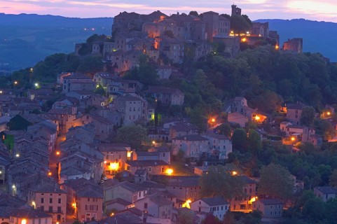 Townscape at dusk