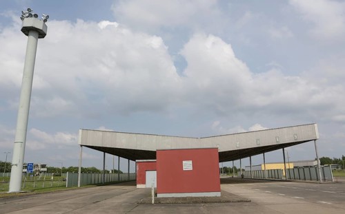 Memorial site at Helmstedtâ€“Marienborn border crossing