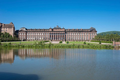 Rohan Castle on the Marneâ€“Rhine Canal