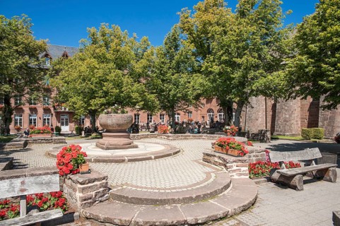 Monastery yard