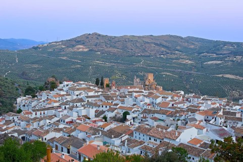 Zuheros castle and village