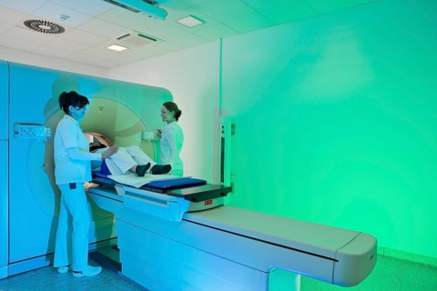 Positioning a patient in a computed tomography