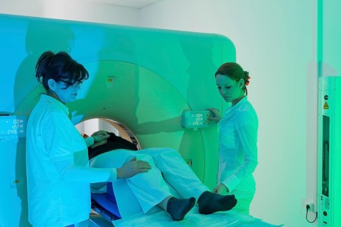 Positioning a patient in a computed tomography