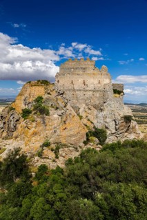 The ruins of the fortress Castello di Acquafredda