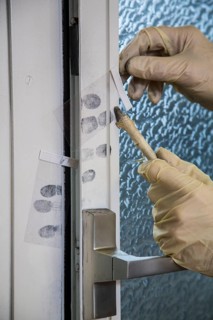 Fingerprints on a window