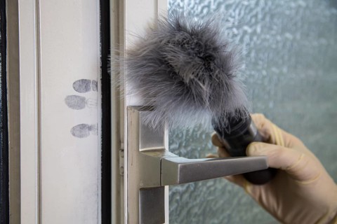 Fingerprints on a window
