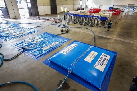 Drinking water treatment plant of the THW