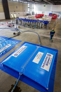 Drinking water treatment plant of the THW
