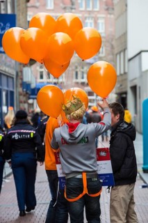 Souvenir vendor on Queen's Day