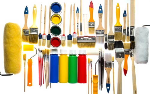 Different sized brushes