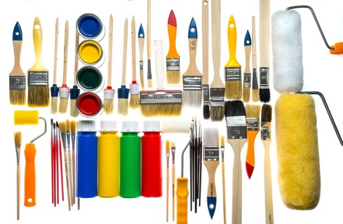 Different sized brushes