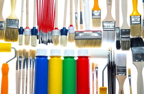 Different sized brushes