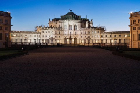 Baroque hunting lodge of Palazzina di Caccia di Stupinigi from the Dukes of Savoy