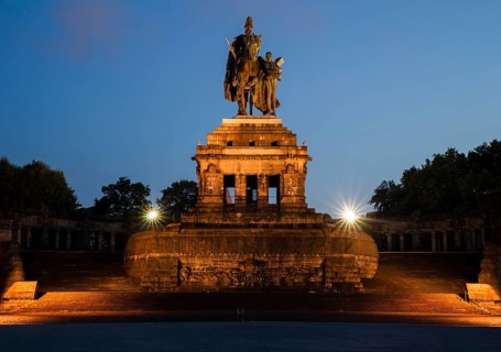 Emperor William I monument at Deutsches Eck or 'German Corner'