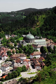 View of the town with the cathedral from the Weissenstein vantage point