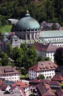 View of the town with the cathedral from the Weissenstein vantage point