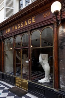 Shop window of an art gallery