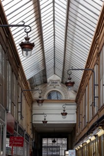 Shopping arcade of 1846 with a glass roof