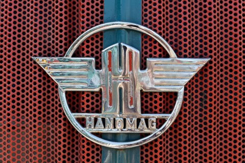 Cooler with the Hanomag logo