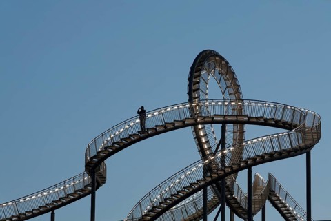 Tiger & Turtle - Magic Mountain' landmark