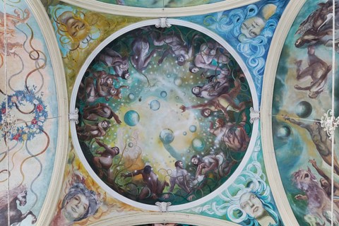 Ceiling mural
