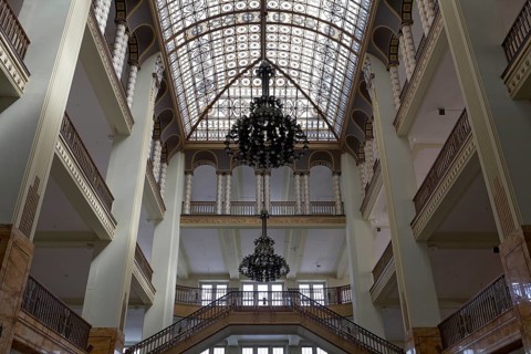 Atrium in the vacant Goerlitz Warenhaus