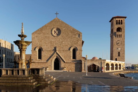 Evangelismos Church in the morning light