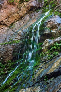 Waterfall in the Wimbachklamm gorge