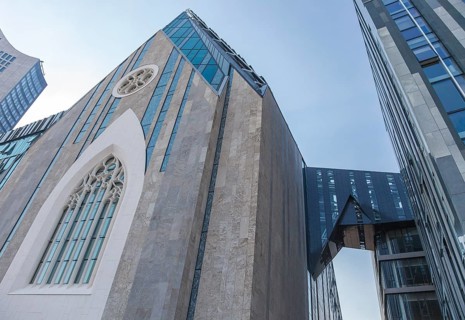 University Church of St. Paul with a redesigned gable